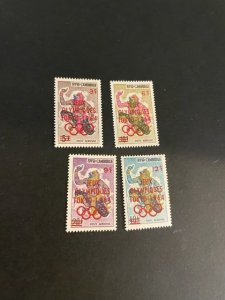 Cambodia sc C24-C27 MNH comp set