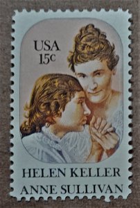 United States #1824 15c Helen Keller & Anne Sullivan MNH (1980)