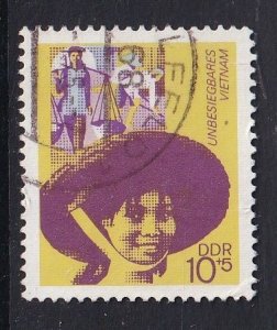 German Democratic Republic   DDR   #B165  used 1972  Vietnamese woman