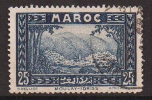 French Morocco   #131   used  1933  Moulay Idriss of the Zehroun 25c