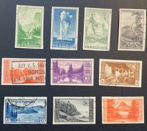 United States, US Sc. #756-765, used