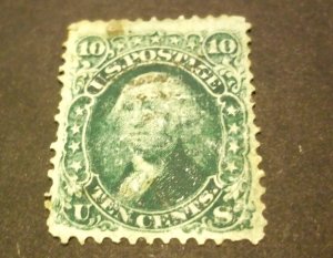 US #68 USED CV $60.00