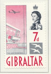 1960 British Colony GIBRALTAR 7d MH* Stamp A28P47F30438-