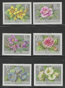 Austria MNH sc# 719-4 Flowers