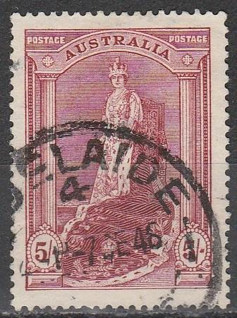 Australia #177  F-VF Used CV $4.50 (A2577)