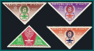 Haiti 1962 Malaria Eradication,  MNH #487,C188-C190,SG800,SG802-SG804