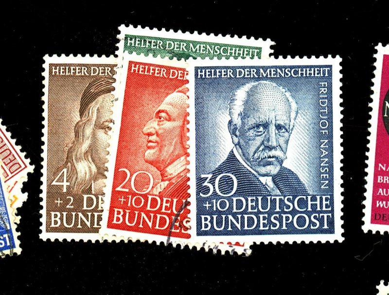 GERMANY B334-6 USED B337 MINT FVF OG HR Cat $43