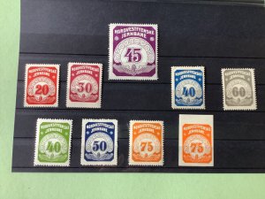 Denmark Nordvestfyenske railway parcels mounted mint stamps Ref A4446