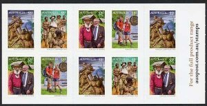 Australia SG3380b 2010 Kokoda Self-adhesive Booklet Pane U/M