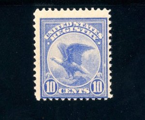USAstamps Unused FVF US 1911 Registry Eagle Scott F1 OG MNH SCV $160