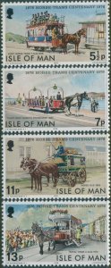 Isle of Man 1976 SG80-83 Douglas Horse-trams set MNH