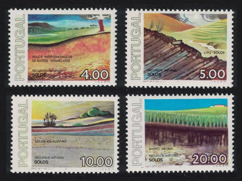 Portugal Natural Resources The Soil 4v 1978 MNH SG#1704-1707