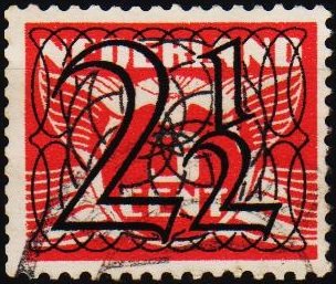 Netherlands. 1940 2 1/2 on 3c. S.G.522 Fine Used
