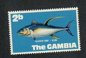 Gambia; Scott 253; 1971;  Unused; NH; Fish