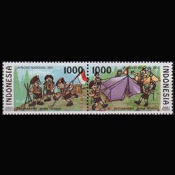 INDONESIA 2001 - Scott# 1956 Scouting Set of 2 NH