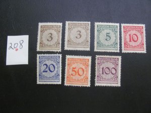 Germany 1923 HINGED SC 323-328 SET (208)