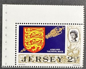 Jersey #38a MNH Booklet Pane Royal Mace 1971 [U10.1.1]
