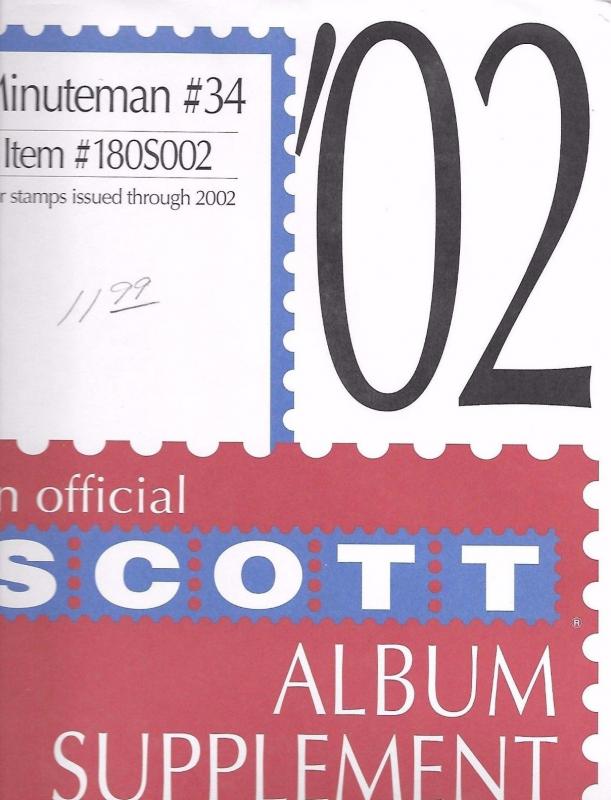 2002 Scott Minuteman U.S. Album Supplement (Sealed Packet)