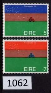 $1 World MNH Stamps (1062), Ireland Scott 334-335, Tractor and Birds, set of 2