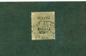 PATIALA INDIAN STATE O24 USED BIN $0.50