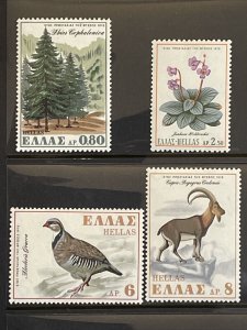 1970 Greece Nature Conservation Year Complete Set Sc# 992-5 (Mi# 1049-52) MNH