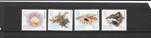 SHELLS - CAYMAN ISLANDS #444-7   MNH