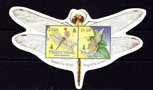 Pitcairn Is 691a NH 2009 Dragonfly souvenir sheet