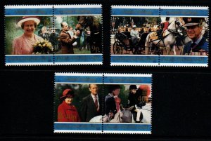 FALKLAND ISLANDS SG785/790 1997 GOLDEN WEDDING MNH