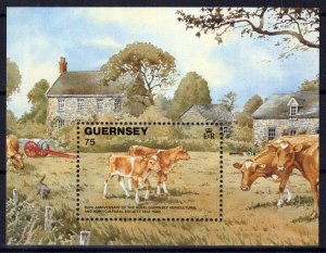 Guernsey 475 MNH Farm Animals Cows Agriculture Horticulture ZAYIX 0524S0105M