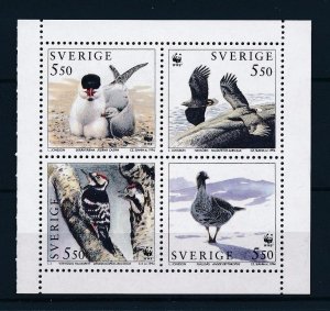 [53552] Sweden 1994 Birds Oiseaux�Uccelli   MNH WWF