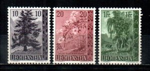 Liechtenstein #312-314  Mint  Scott $7.05