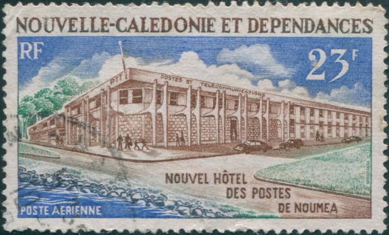 New Caledonia 1972 SG508 23f Post Office FU