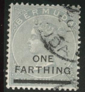 BERMUDA Scott 26  Victoria 1f 1901 surcharged