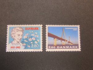 Denmark 1985 Sc 775-6 set MNH