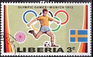 Liberia; 1972: Sc. # 591: Used CTO Single Stamp
