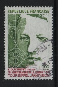 France  #1380 used  1973  Ducretet