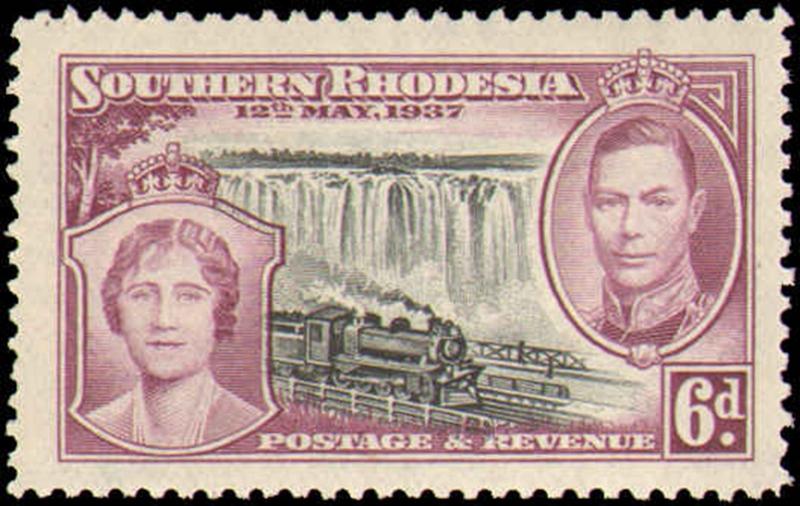 SOUTHERN RHODESIA #38-41  MINT NEVER HINGED COMPLETE SET ( 4 )