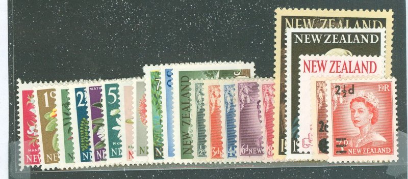 New Zealand #258/393 Unused Multiple