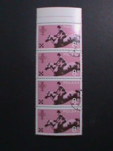 POLAND-1984 SUMMER OLYMPIC GAMES-HORSE RIDING CTO  BLOCK VF SCOTT UNLISTED-