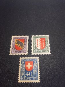 Switzerland B18-B20 mint hinged (2)