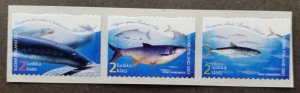 *FREE SHIP Finland Fish 2001 Ocean Marine Life (stamp) MNH *adhesive *unusual