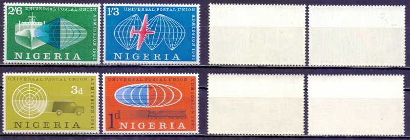 Nigeria. 1961. 105-8. Joining the UPU. MLH.