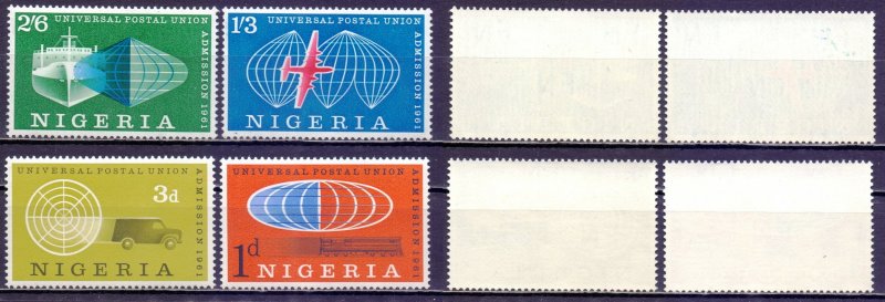 Nigeria. 1961. 105-8. Entry into the UPU. MLH.