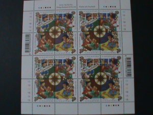 SINGAPORE-1998-SC#870-3  CHINESE NEW YEAR MNH SHEET WITH 4 COMPLETE SETS-VF