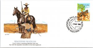 Australia 1980 FDC - Waltzing Matilda - Melbourne - J8729