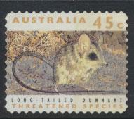 Australia SG 1331p  Used perf 11½ phospher band -Threatened Species -Dunnart