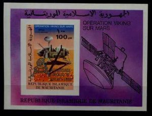 Mauritania C195 MNH imperf.s/s Space