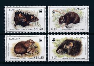 [53982] Jamaica 1996 Wild animals Mammals WWF Jamaican Hutia MNH