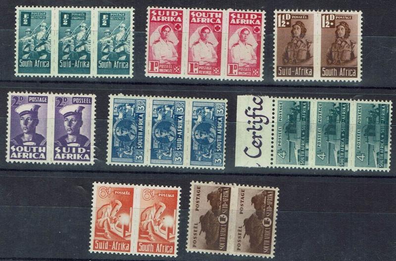 SOUTH AFRICA 1942 BANTAM WAR SET MNH **