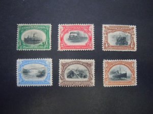 #294-299 Pan-American Expo Issues MLH/MNH OG F/VF CV $521 Incs New Mounts